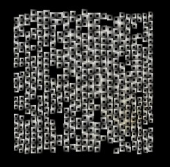 Abstract Geometrical Background. Pattern with random shapes.