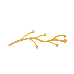 Obraz premium botanical foliage text divider
