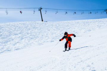スキー場の風景