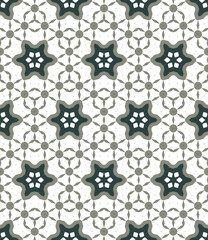 Fototapeta premium Abstract geometric pattern. A seamless background, vintage texture.