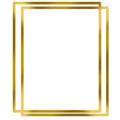 Golden frame