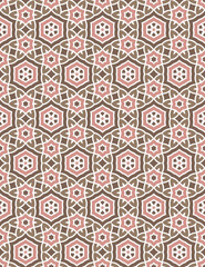 Geometric pattern. Seamless vector background. Ethnic graphic design.