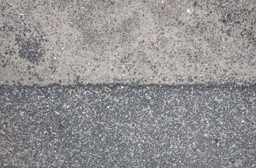Side of an asphalt road