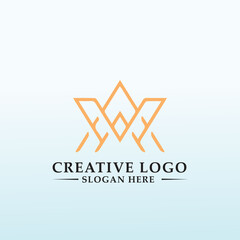 wealth management firm looking for a logo letter AW