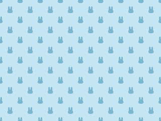 かわいいウサギ柄背景