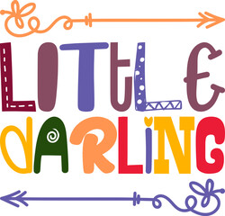 little darling Design,Little,Darling,Vector