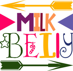 milk belly Drawn,Hippie,Boho,Baby