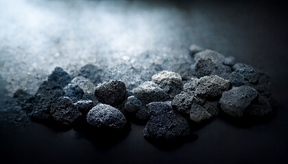abstract dark gravel coal background