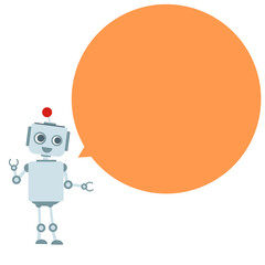 Cute robot cartoon
