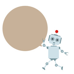 Cute robot cartoon
