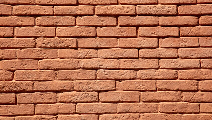 Fototapeta premium Old red bricks on the wall.