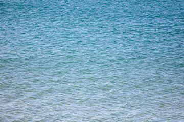 Blue water in the sea as an abstract background.