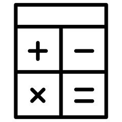 Obraz premium calculator icon