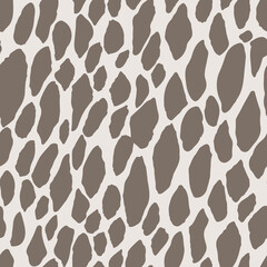 Abstract modern leopard seamless pattern. Animals trendy background. Color decorative vector stock illustration for print, card, postcard, fabric, textile. Modern ornament of stylized skin