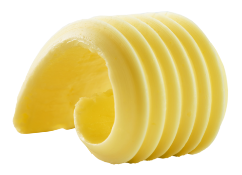 butter curl closeup