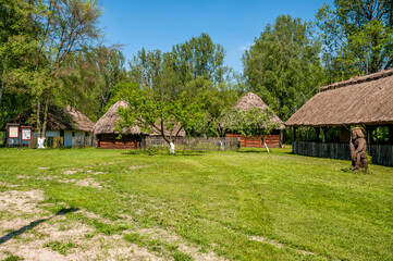 Fototapeta premium Sieradzki Ethnographic Park, Sieradz, Lodz Voivodeship, Poland 