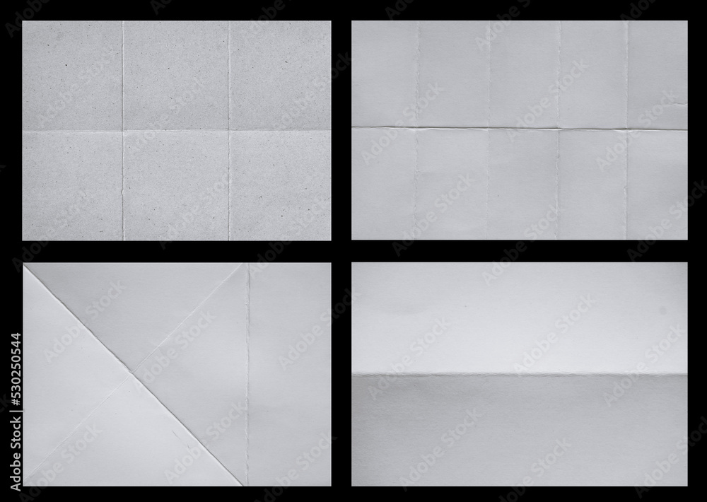Poster folded paper texture background
