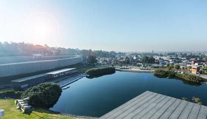 Fototapeta premium Aerial view of landscape beautiful nature