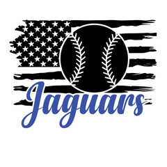 Ready to Press Jaguars Svg, Baseball Svg, American Flag Svg