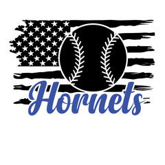 Ready to Press Hornets Svg, Baseball Svg, American Flag Svg
