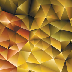 Polygonal rainbow mosaic background. Abstract low poly vector illustration. Triangular pattern, copy space. Template geometric business design with triangle for poster, banner, card, flyer