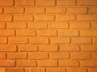 orange brick wall background