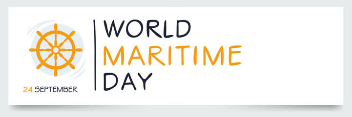 World Maritime Day, held on 24 September.