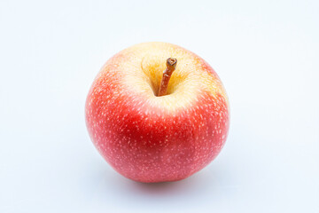 red apple isolated on white