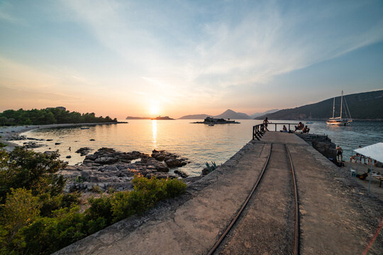 Sunset at Arza Beach, Montenegro