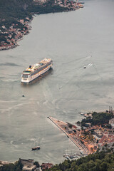 A Cruise Ship in Kotor, Montenegro