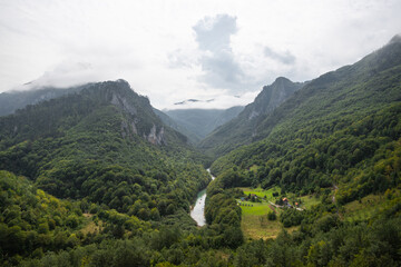 Tara River, Canyon and Bridge, Montenegro