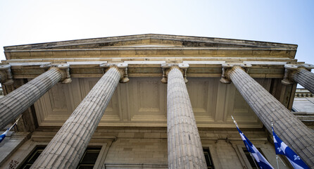 Naklejka premium Structure in old town Montreal