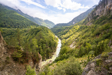 Tara River, Canyon and Bridge, Montenegro