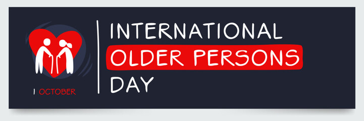 International older persons day, held on 1 October.