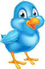 Cartoon Bluebird Illustration