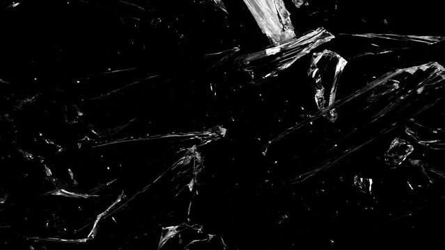 abstract broken glass for footage overlay textures background