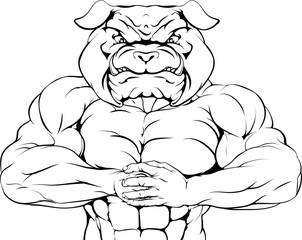 Bulldog Mascot