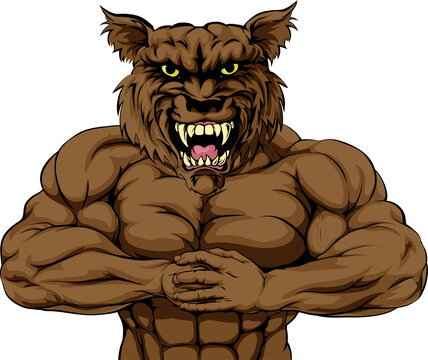 recommend clip art: Wolf Mascot