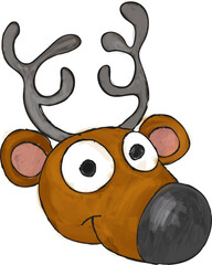 Cartoon reindeer