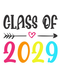 Class Of 2029is a vector design for printing on various surfaces like t shirt, mug etc. 