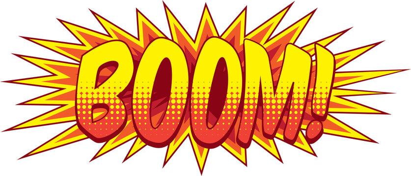 Cartoon Comic Book Boom Explosion Sound Effect