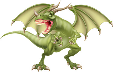 Fototapeta premium Green Dragon