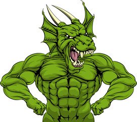 Tough Dragon Mascot