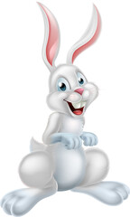 White Easter Bunny Rabbit