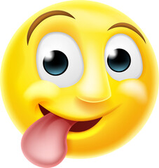 Sticking Tongue Out Emoji Emoticon