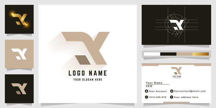 Letter aK or aY monogram logo