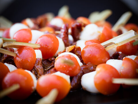 Brochettes ap&eacute;ritives