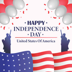 USA independence day background, High quality vector