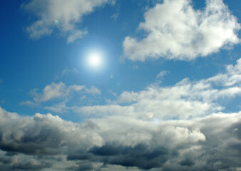Fototapeta premium Cloudy sky background