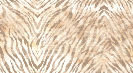 Abstract Exotic Zebra Stripes Grunge Textured Rustic Look Trendy Interior Fashion Colors Perfect for Upholstery Fabric Print or Wall Paper